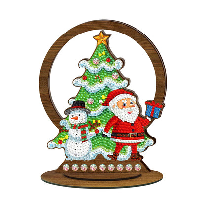 🎄✨ Santa & Snowman 3D Christmas Diamond Painting