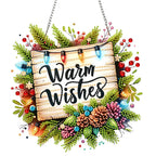 DIY Diamond Painting Hanging Christmas Ornament