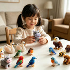 Tiny 3D Beaded Animal DIY Kit – Cute Animal Beading Craft Set