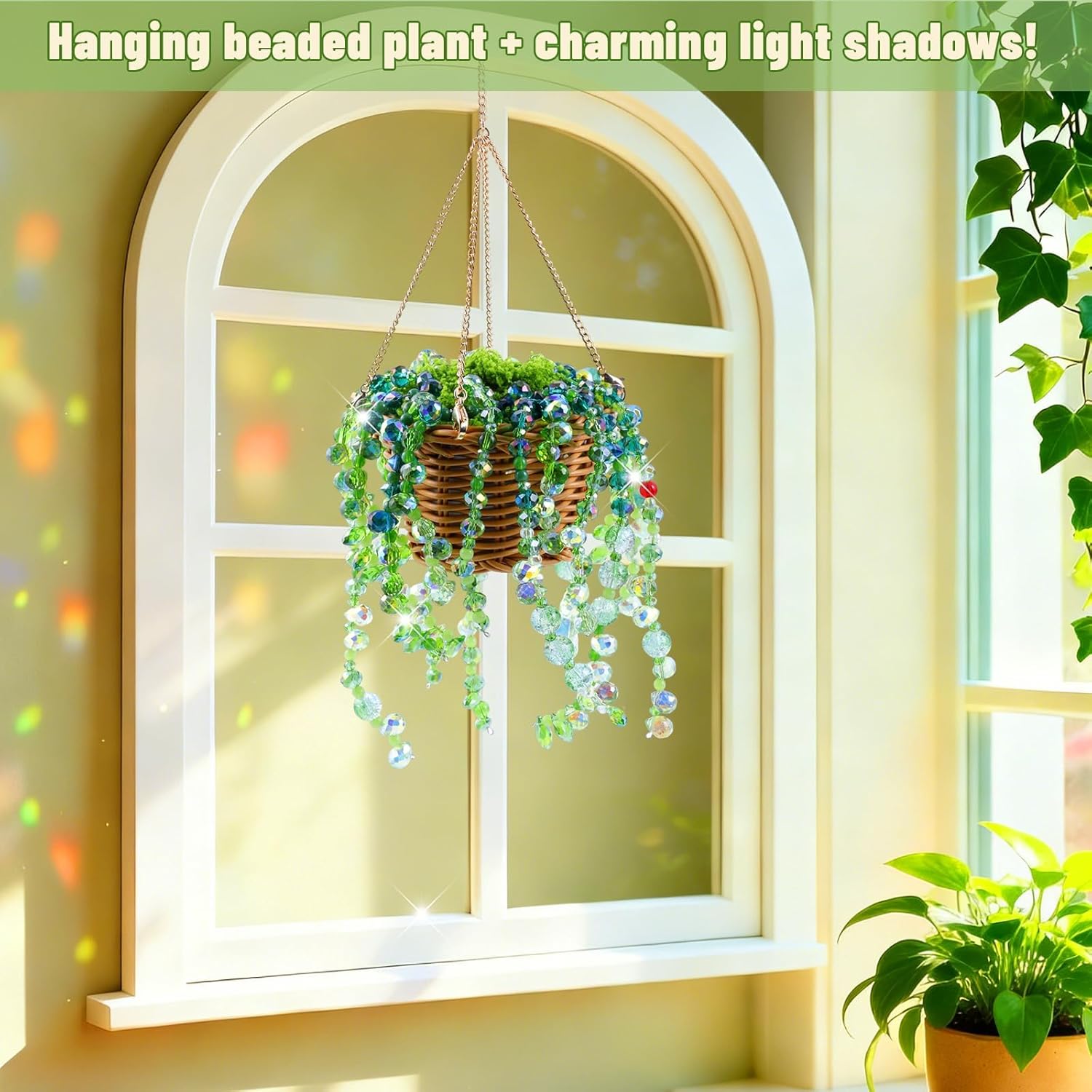 Everlasting Beaded Flower DIY Kit – 2382PCS or 5422PCS Deluxe with 2 Pots