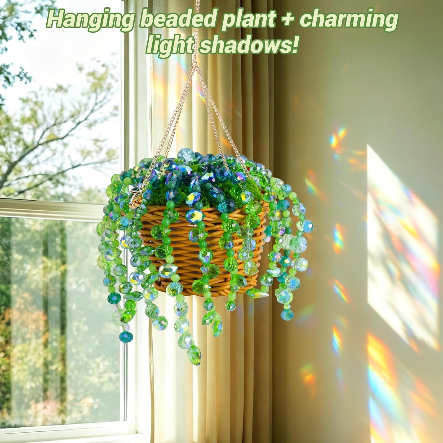 Everlasting Beaded Flower DIY Kit – 2382PCS or 5422PCS Deluxe with 2 Pots