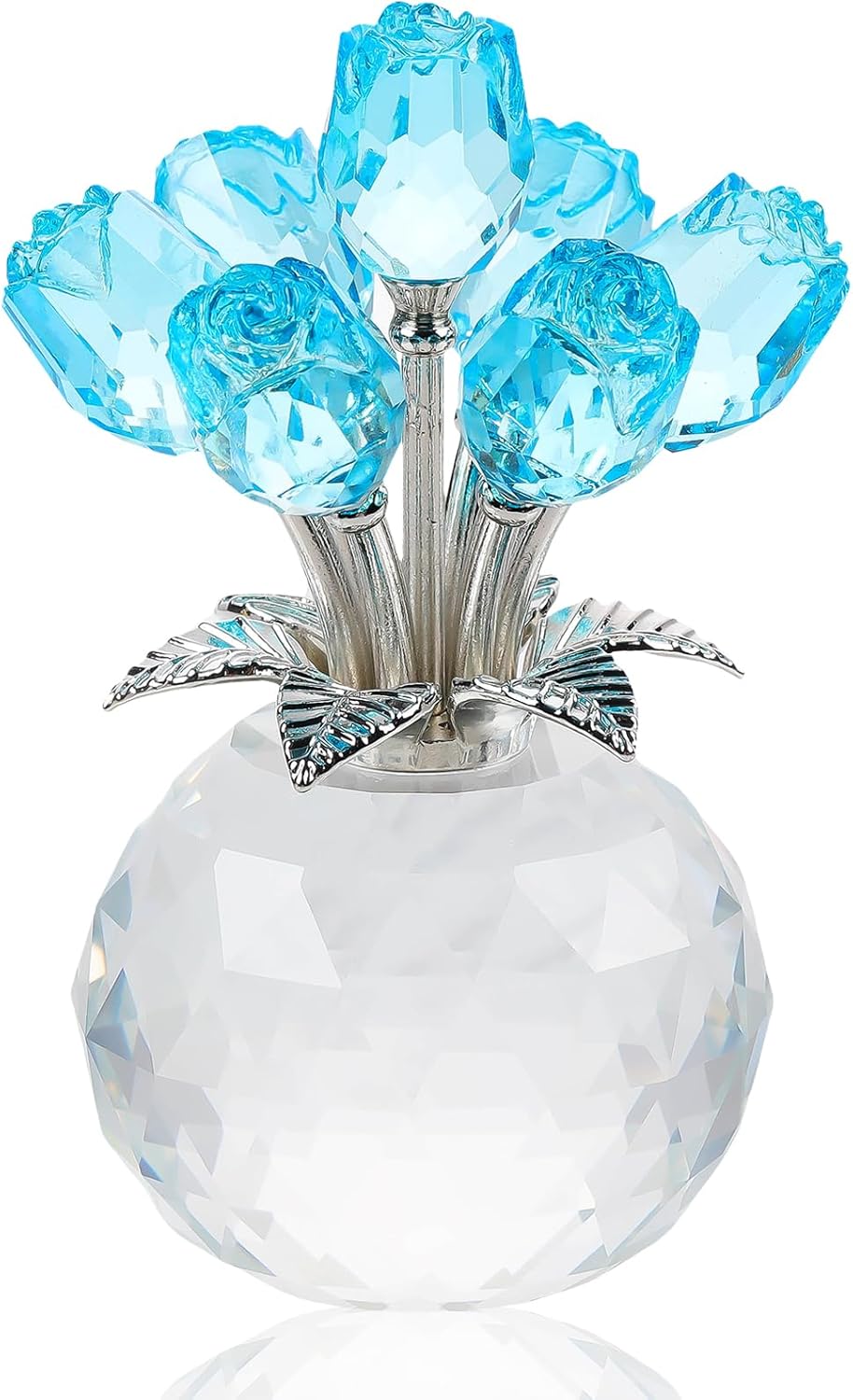 Crystal Rose Bouquet – Elegant Forever Flower Gift