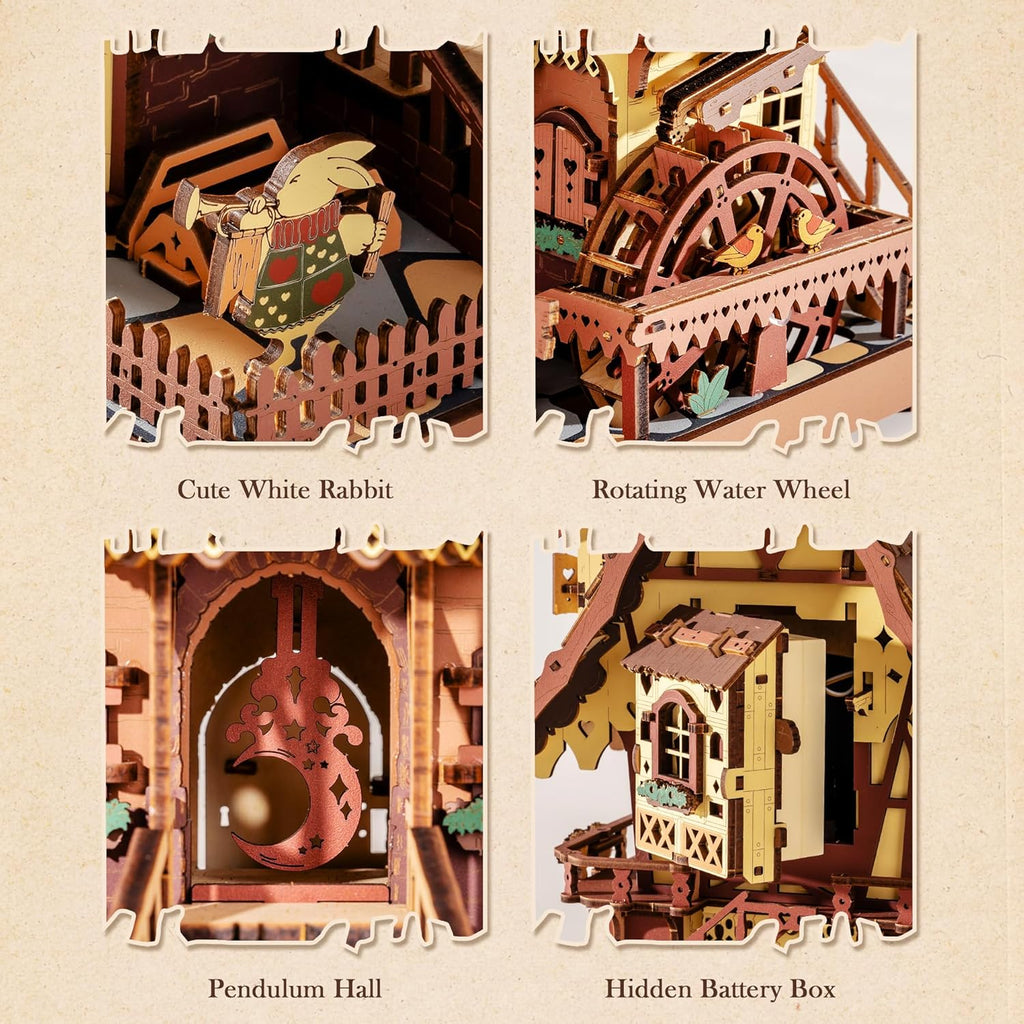 Cuckoo Clock 3D Wooden Puzzle Kit