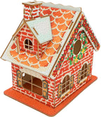 3D Diamond Painting Gingerbread House Kit – DIY Christmas Cabin Décor