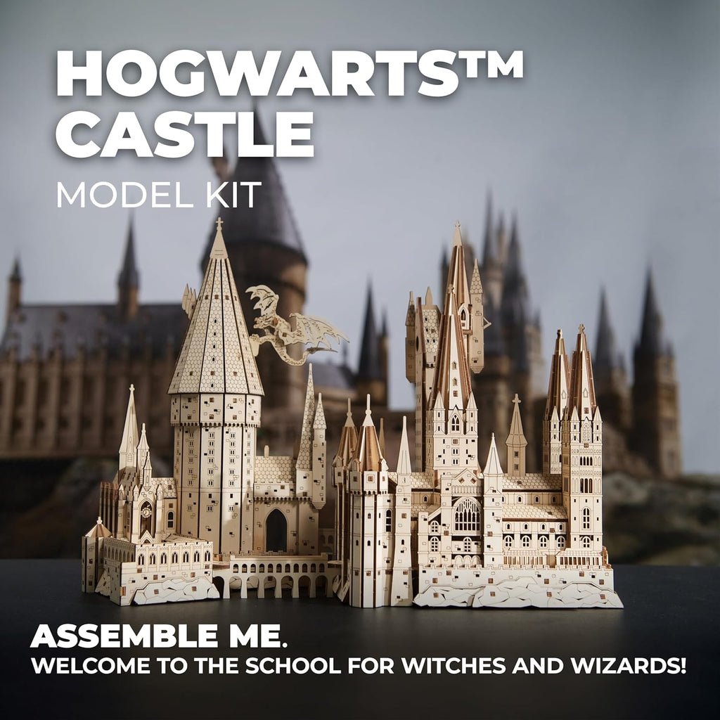 Hogwarts Castle 3D Wooden Puzzle Kit