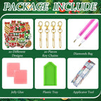 Christmas Diamond Painting Ornaments Kit – 20 Sparkling Hanging Decorations🎄