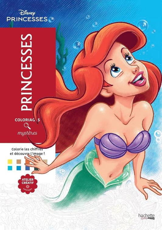 Princess Mystery Color-by-Number Coloring Book