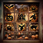 LED Halloween 3D Light-Up Wall Decor – Spooky Indoor Party Decorations