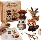 Tiny 3D Beaded Animal DIY Kit – Cute Animal Beading Craft Set