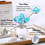 Crystal Rose Bouquet – Elegant Forever Flower Gift