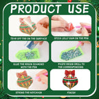 Christmas Diamond Painting Ornaments Kit – 20 Sparkling Hanging Decorations🎄