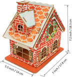 3D Diamond Painting Gingerbread House Kit – DIY Christmas Cabin Décor