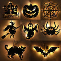 LED Halloween 3D Light-Up Wall Decor – Spooky Indoor Party Decorations