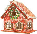 3D Diamond Painting Gingerbread House Kit – DIY Christmas Cabin Décor