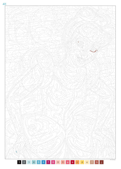 Princess Mystery Color-by-Number Coloring Book