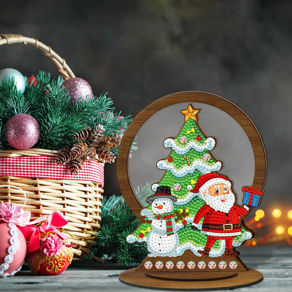 🎄✨ Santa & Snowman 3D Christmas Diamond Painting