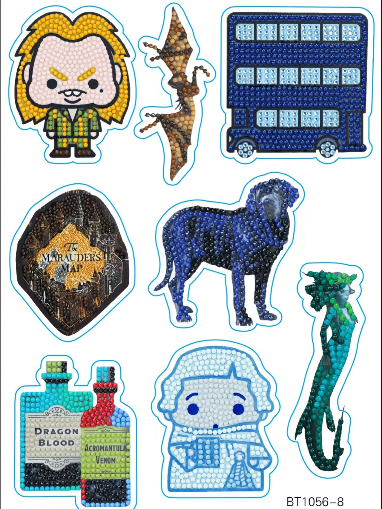 Harry Potter Diamond Sticker Book Refill Stickers