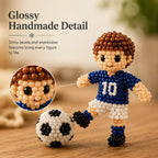 3D Beaded Soccer DIY Kit – Handmade Football Beading Craft Set