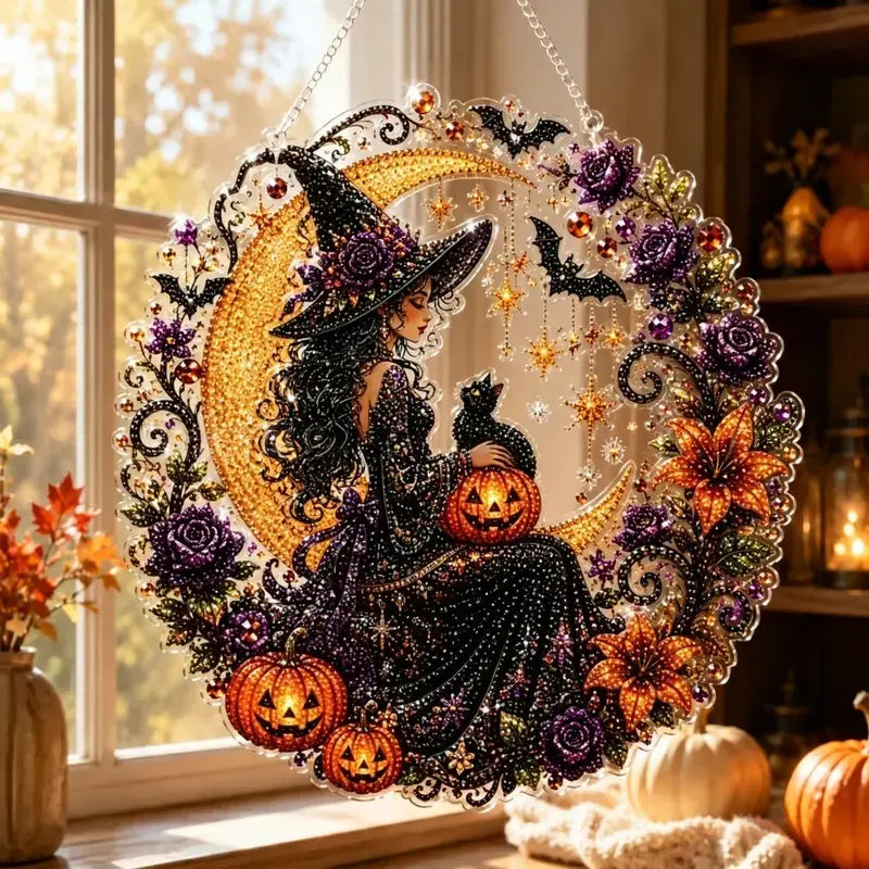 Halloween Diamond Painting Suncatcher