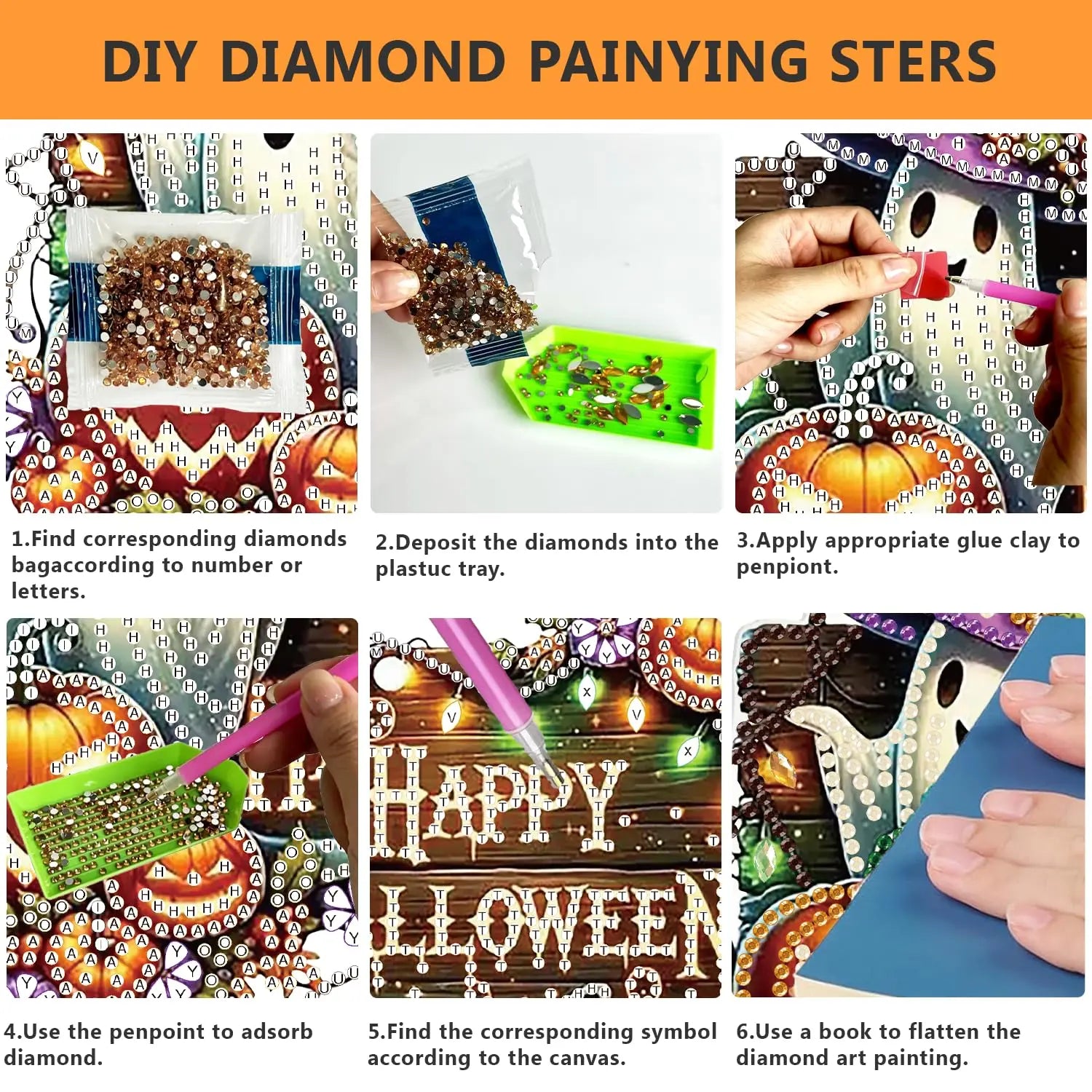 Halloween Diamond Painting Suncatcher