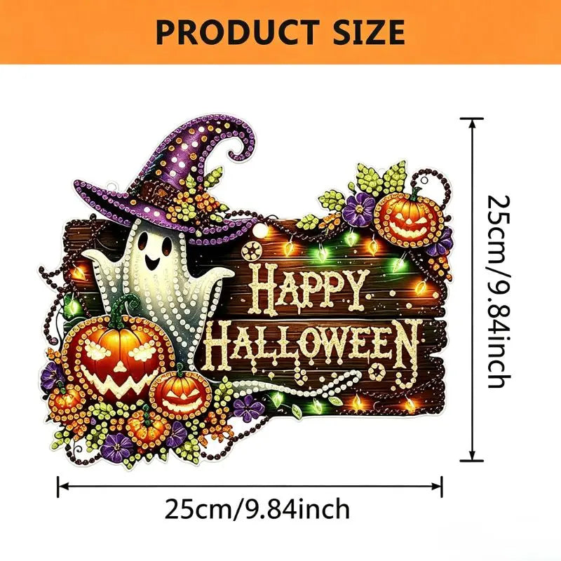 Halloween Diamond Painting Suncatcher