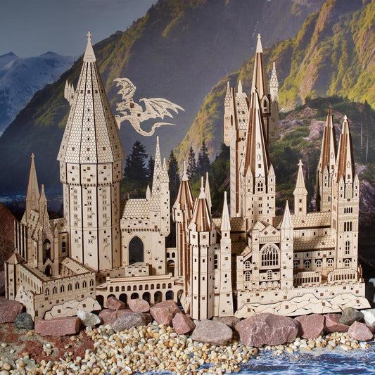 Hogwarts Castle 3D Wooden Puzzle Kit