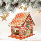 3D Diamond Painting Gingerbread House Kit – DIY Christmas Cabin Décor