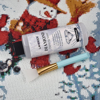 💎 Diamond Painting Sealer with Silicone Brush