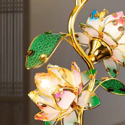 Crystal Lotus Lamp – Soft Glow Decorative Night Light