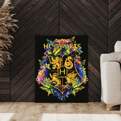 Hogwarts Crest Diamond Painting Kit ✨