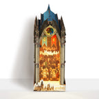 The Great Hall - DIY 3D Wooden Book Nook Puzzle