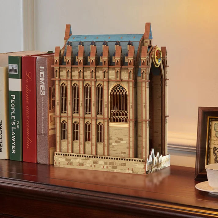 The Great Hall - DIY 3D Wooden Book Nook Puzzle