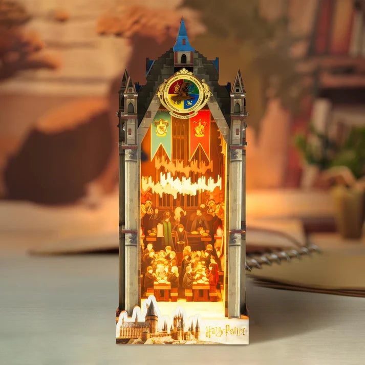 The Great Hall - DIY 3D Wooden Book Nook Puzzle
