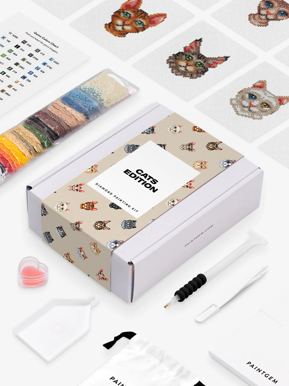 Looking for the perfect way to add some feline flair to your life? Look no further than this playful set of cat designs!