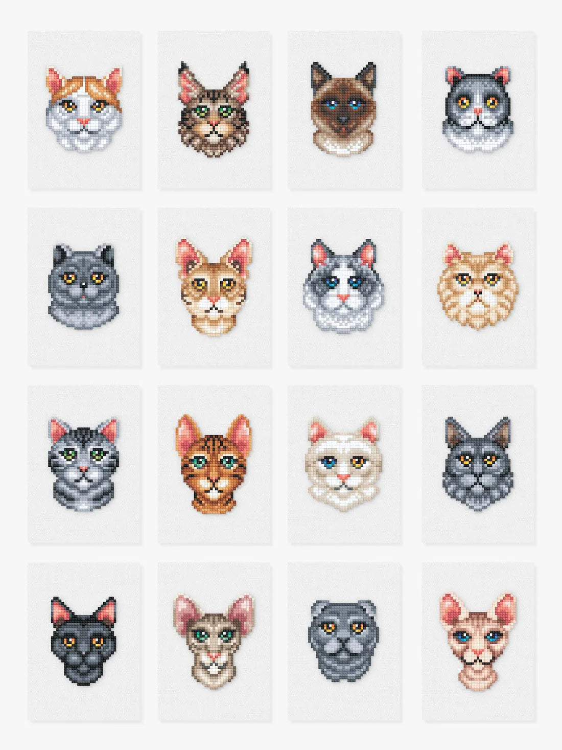 Looking for the perfect way to add some feline flair to your life? Look no further than this playful set of cat designs!