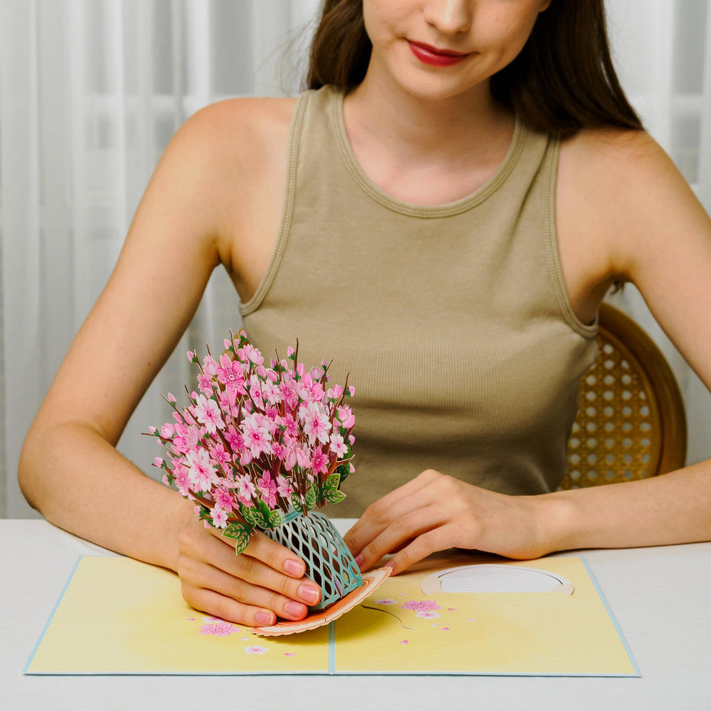 3D Flower Bouquet Pop-Up Card – Mother’s Day & All Occasion