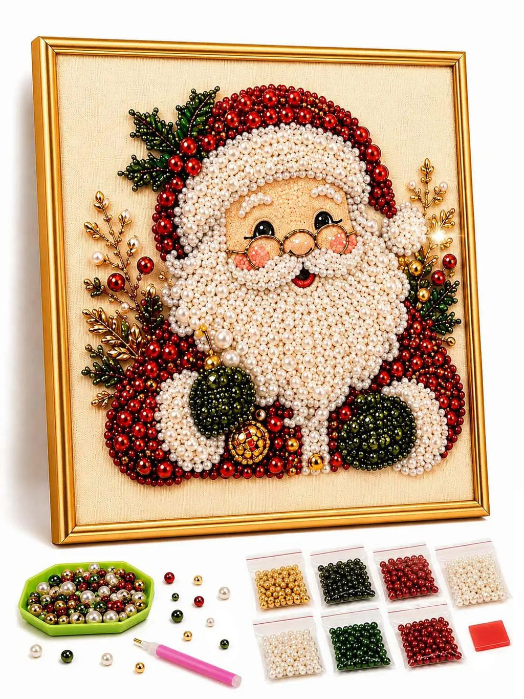 🎄 Christmas Santa Claus Pearl Art Kit🎅