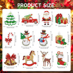 Create sparkling holiday joy with our 12pcs Christmas Diamond Painting Keychain kit . Fun 5D DIY crafts for kids & adults. Perfect gifts & festive decorations!