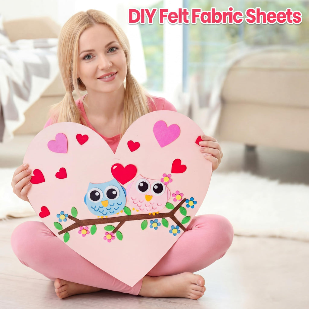 Bulk Felt Sheets Craft Kit – 120PCS for DIY & Sewing Projects