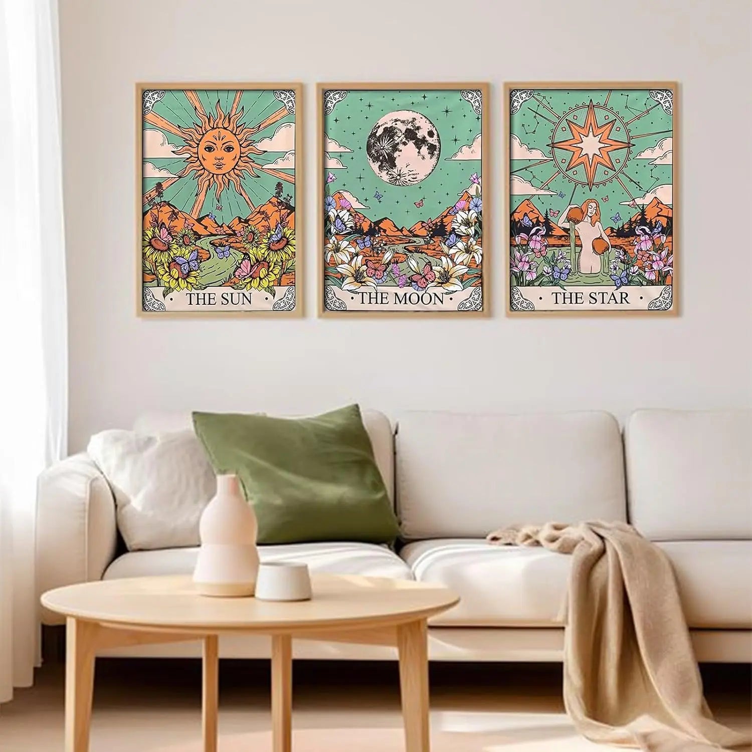 The Sun Tarot Diamond Painting Kit – 5D DIY Diamond Art Wall Décor
