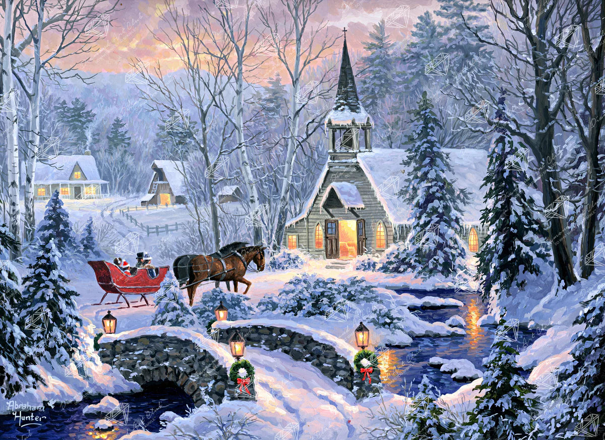 Cozy Christmas Eve Diamond Painting 🎄