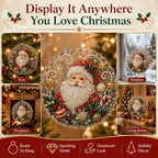 Christmas Santa Diamond Painting Ornament Kit