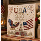 250th Anniversary USA Pearl Art Kit – DIY Beaded Decoration Collectible