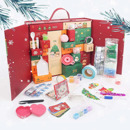 Diamond Painting - Advent Calendar - Festive Tree Edition (24 Doors)