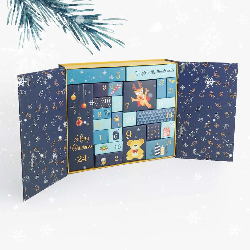 Diamond Painting - Advent Calendar - Midnight Gold Edition (24 Doors)