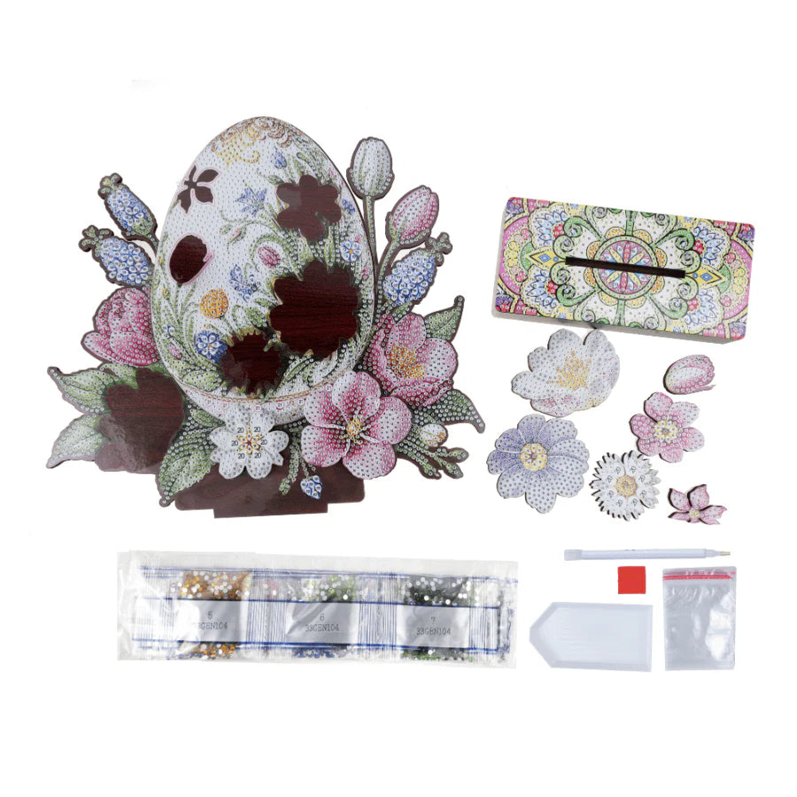 Easter Diamond Art Wooden Decoration Kit
