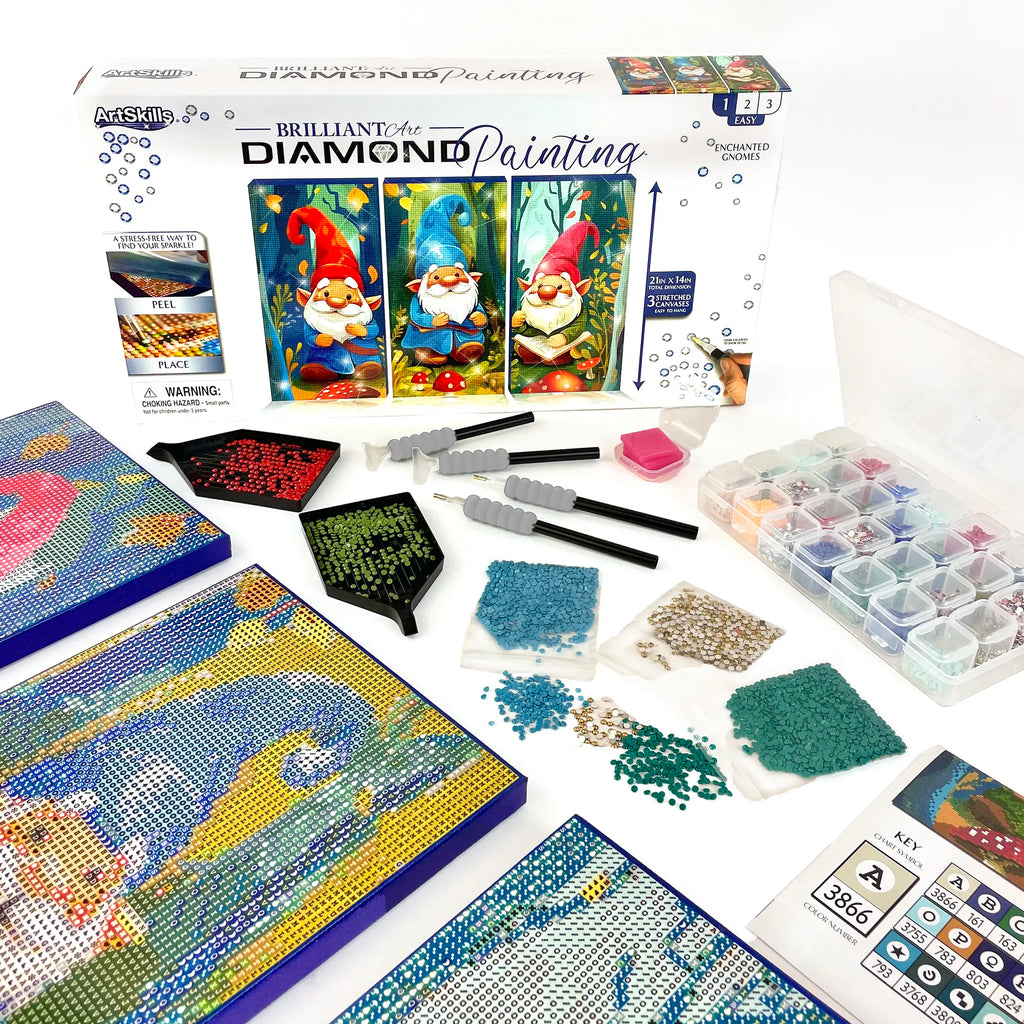 Diamond Painting Kit on Stretched Canvas
