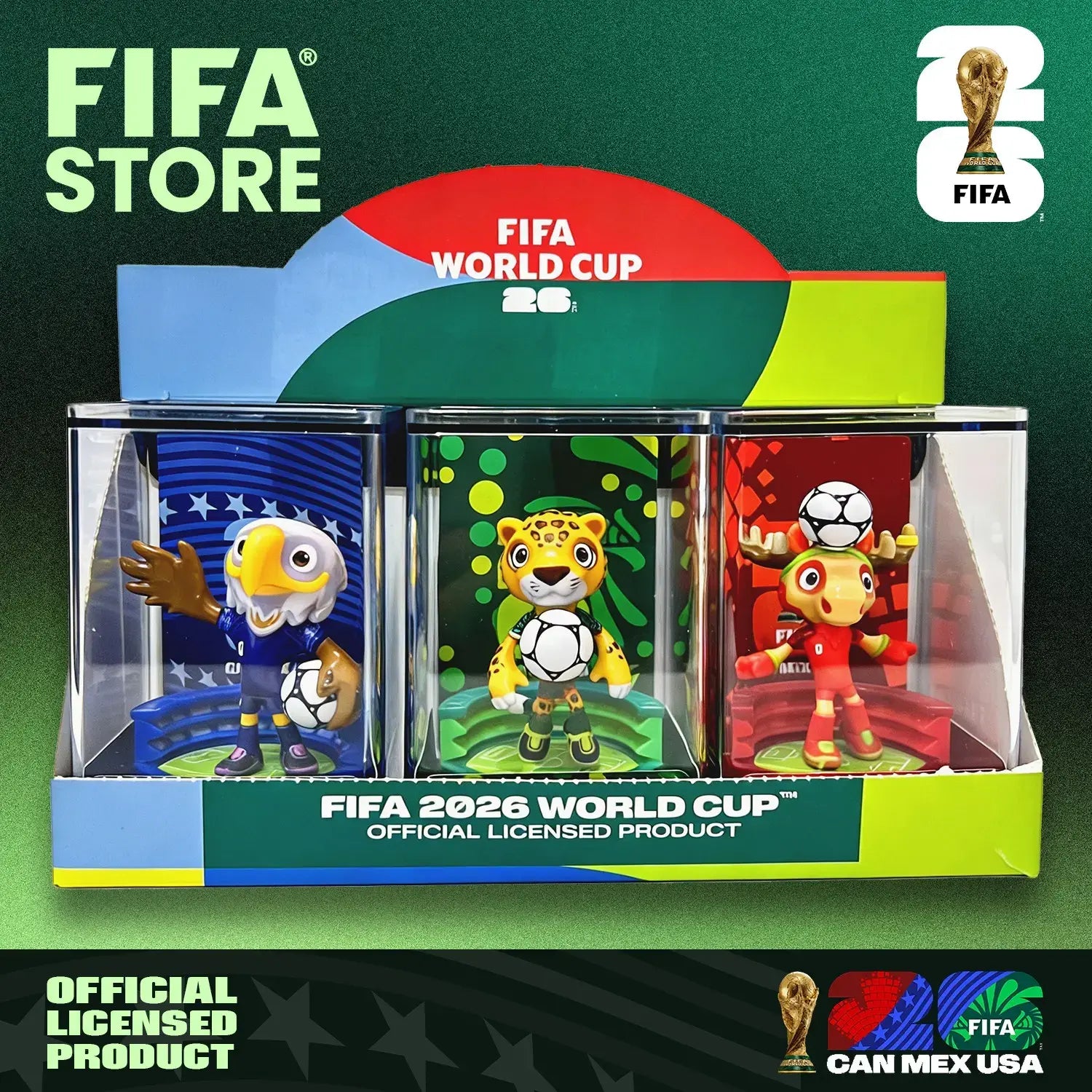2026 FIFA World Cup Mascot Collectible Set – Official Licensed Figurines
