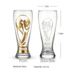 2026 FIFA World Cup Premium Glass Set – Trophy Gold Rim Collector Edition