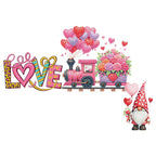 Happy Valentines Day Diamond Painting Door Corner Decor 5D DIY Wood Door Topper